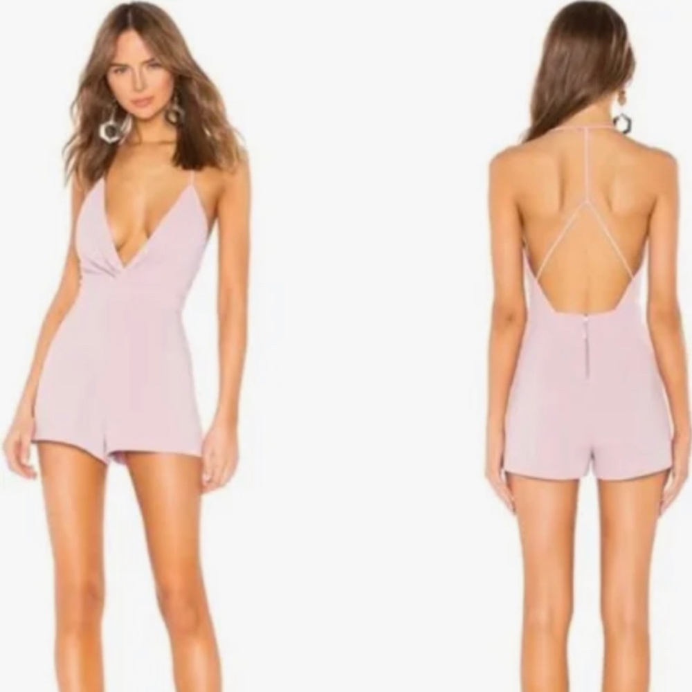NBD x Naven Rachel Romper in Mauve, Size xs, Never worn. Revolve